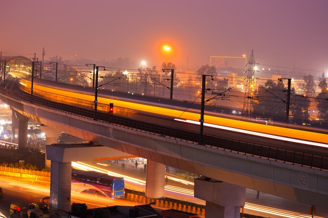 City traffic landscape