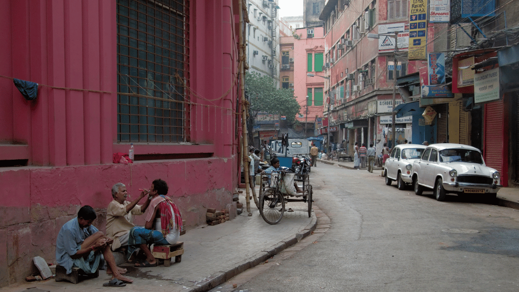 a street in Calcutta